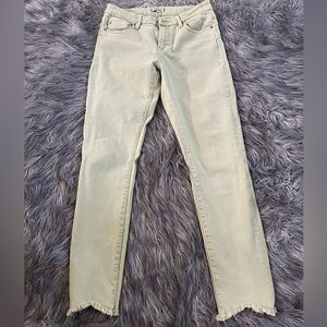 Dear John Light Tan Ankle Jeans